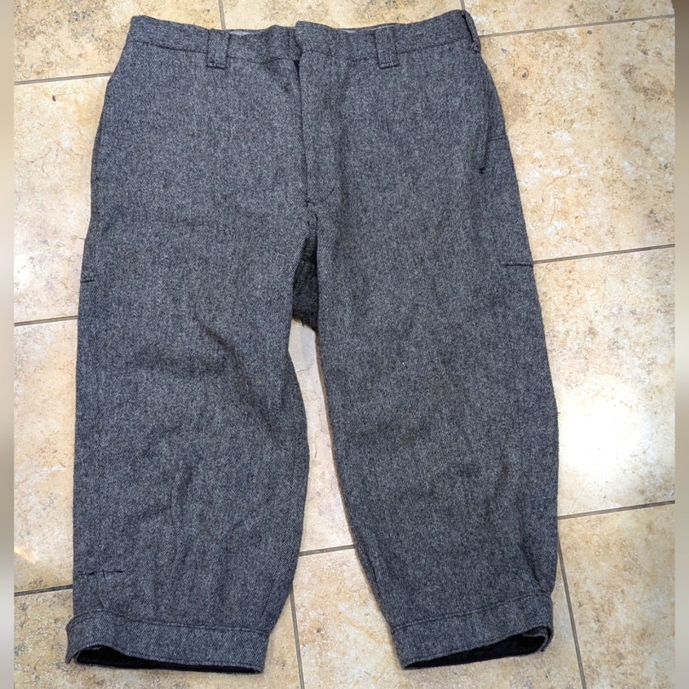 Vintage Woolrich Knickers Tweed Grey Riding Pants USA